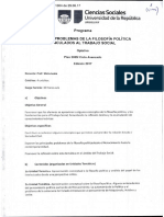 Algunos Problemas de La Filosofía Política Vinculados Al Trabajo Social