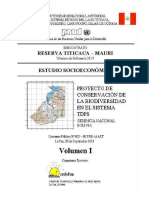 Centro de Desarrollo y Fomento A La Auto Ayuda Subcontrato - Reserva Titicaca Mauri Términos de Referencia Estudio Técnico y Socioeconómico