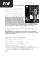 Download Reading Notes Masque of the Red Death by mcjsa SN41803086 doc pdf