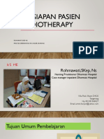 Persiapan Pasien Radiotherapy