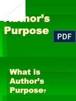 Authors Purpose