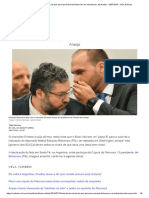 EUA Deram Sinais de Que Aprovam Eduardo Bolsonaro Na Embaixada, Diz Araújo - 16-07-2019 - UOL Notícias