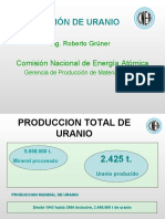 Prod Industrial de Uranio Generico - R Gruner