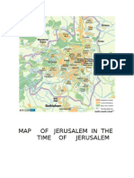 Map of Jerusalem in The