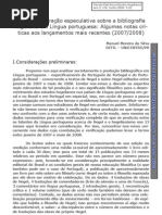 SILVA, M. M. Uma consideração especulativa sobre a bibliografia hegeliana..., 2008. [Manuel Moreira da Silva, Diadochus Speculativus].