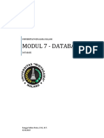 Modul 7 - Database