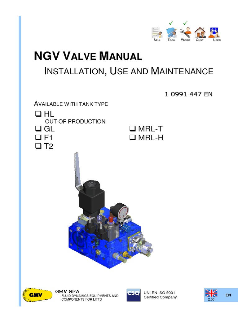 NGV Valve Installation Manual | PDF | Power Supply | Safety
