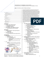 Chapter 1 - The Cell As A Unit of Health and Disease