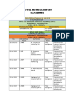 JADWAL Morning Report-2019