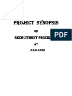Project Synopsis On Recruitment Process