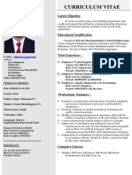 Curriculum Vitae: Nitheesh P.M