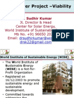 Solar Power Project-Viability - 28 May 13