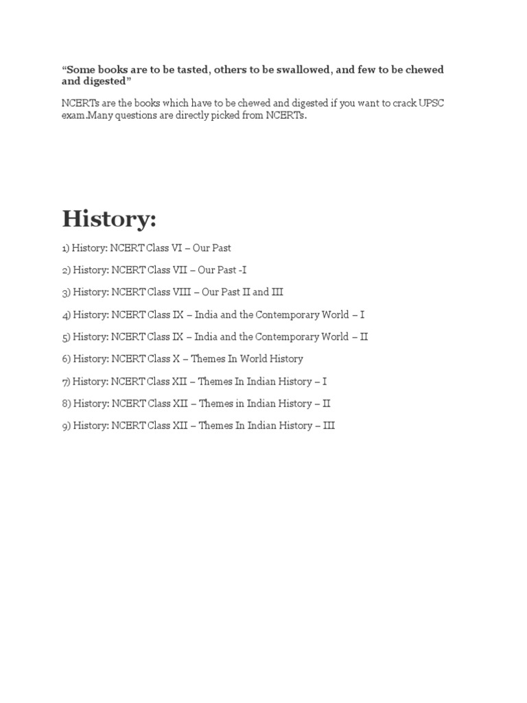 History "Some Books Are To Be Tasted, Others To Be Swallowed, and Few To Be Chewed and