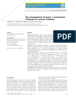 The Role of Diet in The Management of Gout A Comparison of Knowledge and Attitudes To Current Evidence