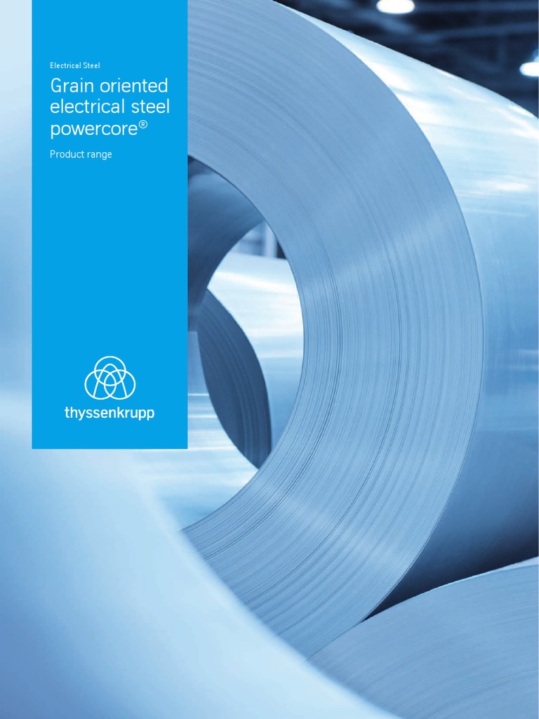 Thyssenkrupp Electrical Steel Product Range | Annealing (Metallurgy ...