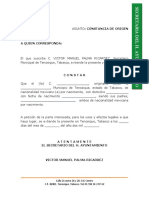 Formato Constancia Origen Secretaria Ayuntamiento PDF