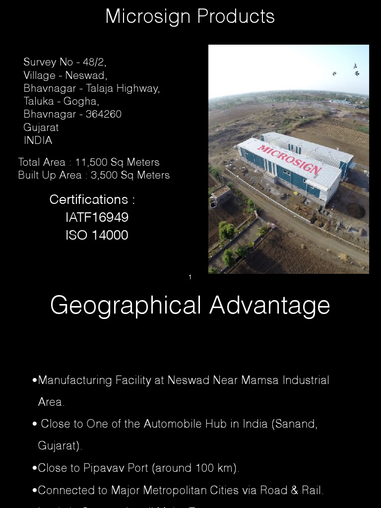 Microsign Products Overview in Bhavnagar | PDF | Business