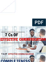 7 Cs of Communication