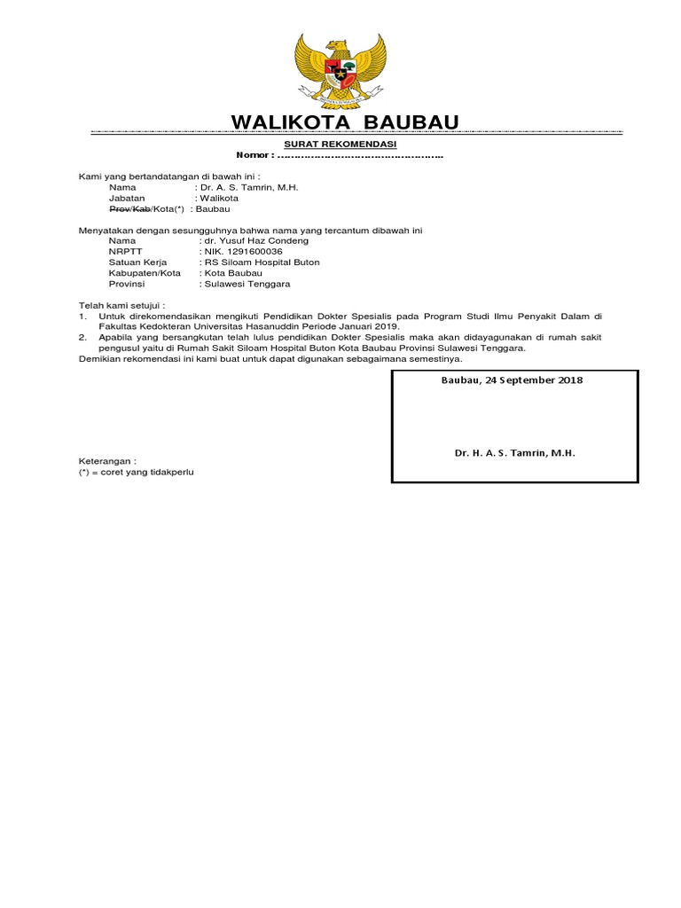 Contoh Surat Lamaran Rumah Sakit Siloam - Kumpulan Contoh ...