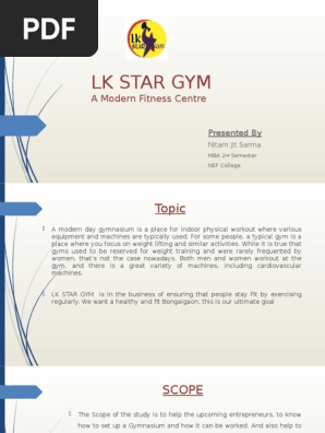 Gym Business Plan Presentation