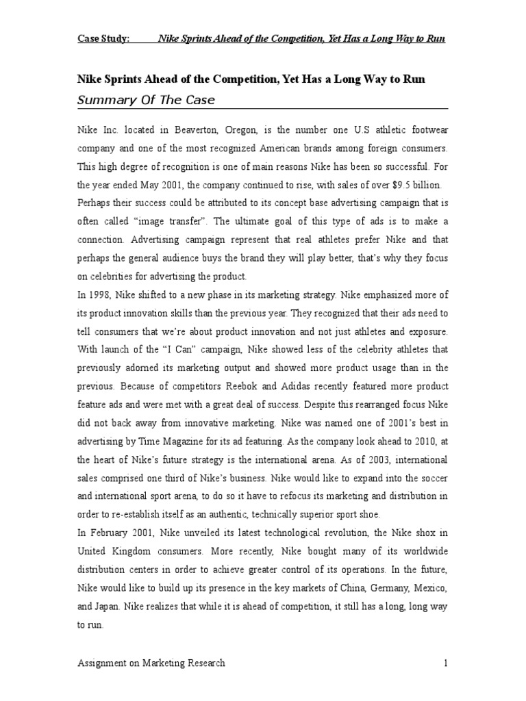 Nike organizational strategy image