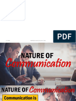 Nature of Communication