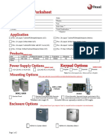 Application Worksheet