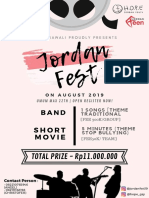 Jordan Fest: TOTAL PRIZE - Rp11.000.000