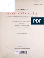 Serédi Jusztinián - Emlékkönyv Szent István király halálának kilencszázadik évfordulóján 2. (1938)