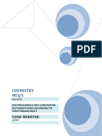 Chemistry MCQS 12 Class