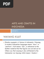 Arts and Crafts in Indonesia