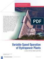 Variable Speed Operation