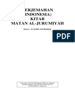 Terjemahan Kitab Matan Al-Jurumiyah