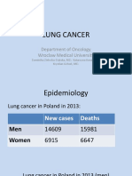 Lung Cancer: Department of Oncology Wroclaw Medical University