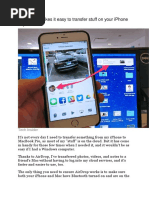 Airdrop Makes It Easy To Transfer Stuff On Your Iphone To Your Mac