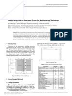 Design Analysis of Overhead Crane for Maintenance