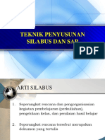 Teknik Penyusunan Silabus Dan Sap