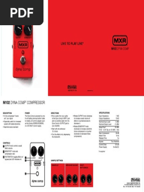 MXR M102 DYNA COMP + おまけ KORG チューナー 箱取説付 MXR M102 DYNA COMP（中古）【楽器検索デジマート】