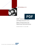 SAP Exchange Infrastructure 3.0 - Best Practices For Naming Conventions PDF