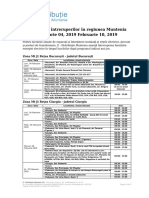 Intreruperi Muntenia Februarie