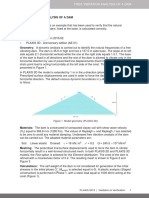 Free Vibration Analysis of A Dam