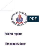 Project Report of Stop Watch