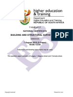 Building and Structural Surveying N4 Aug 2018 QP PDF
