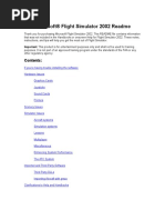 Microsoft® Flight Simulator 2002 Readme: Contents