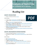 CSS224w Reading List