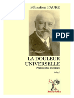 Sébastien Faure - La Douleur Universelle Philosophie Libertaire (1895)
