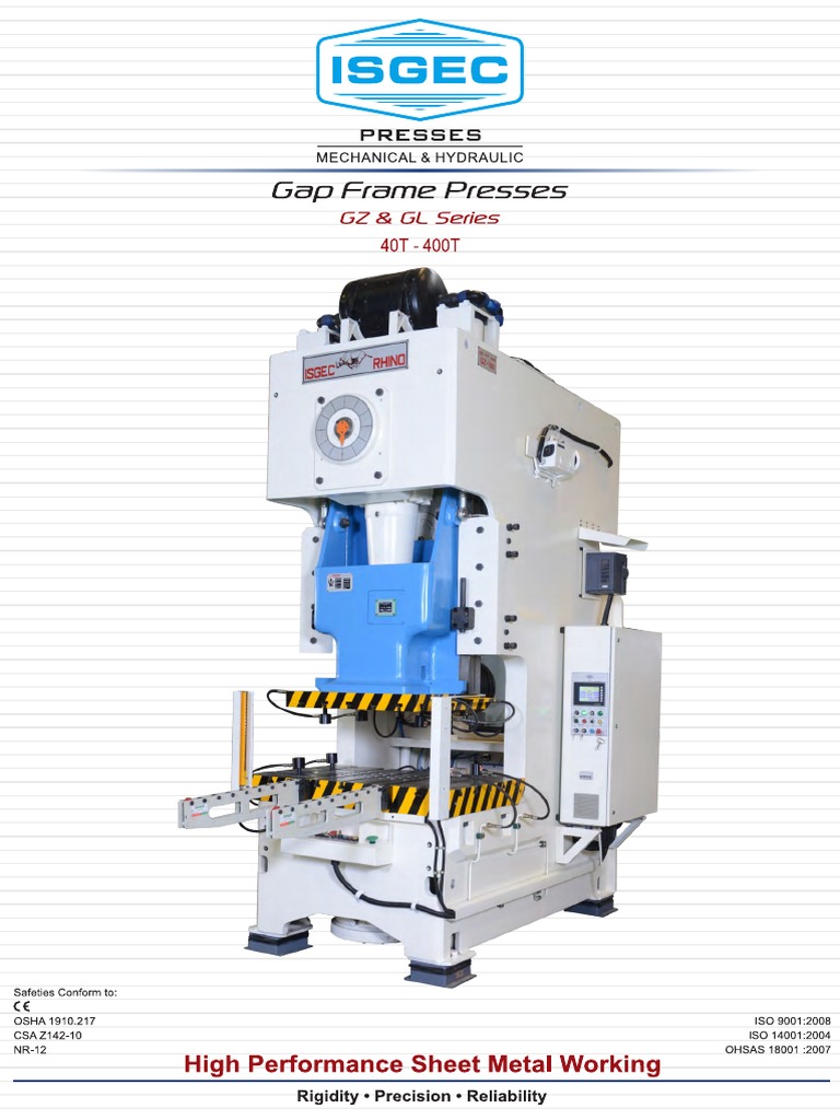 Isgec Press Spec Pdf Pdf