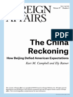 The China Reckoning-How Beijing Defied American Expectations PDF