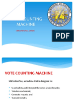 Vote Counting Machine: Operational Guide