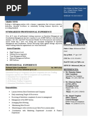 CV Format